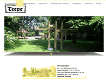 Tablet Screenshot of landgasthof-teepe.de